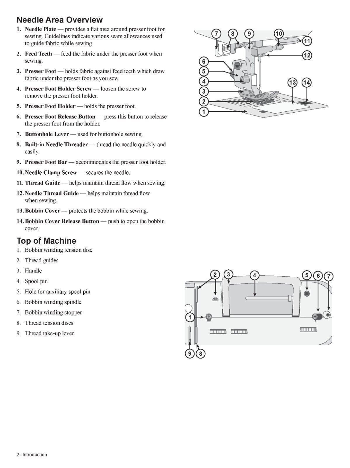 SINGER HD500 Sewing Machine User Manual Owners Instruction Manual (English)