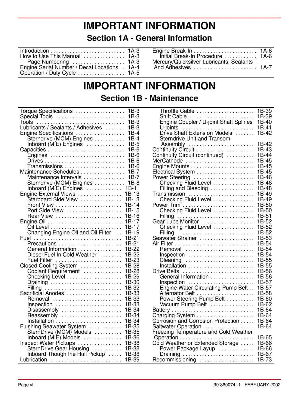 Mercury Mercruiser #22 Service Manual In-Line Diesel D2.8L D4.2L D-Tronic COVERS