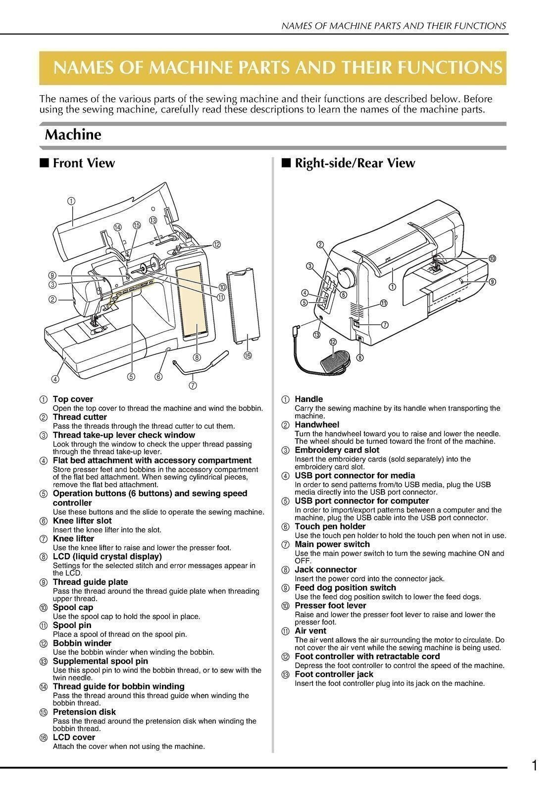 Baby Lock Ellegante BLG User Manual Owners Instruction Guide - TOUGH WIRE BOUND