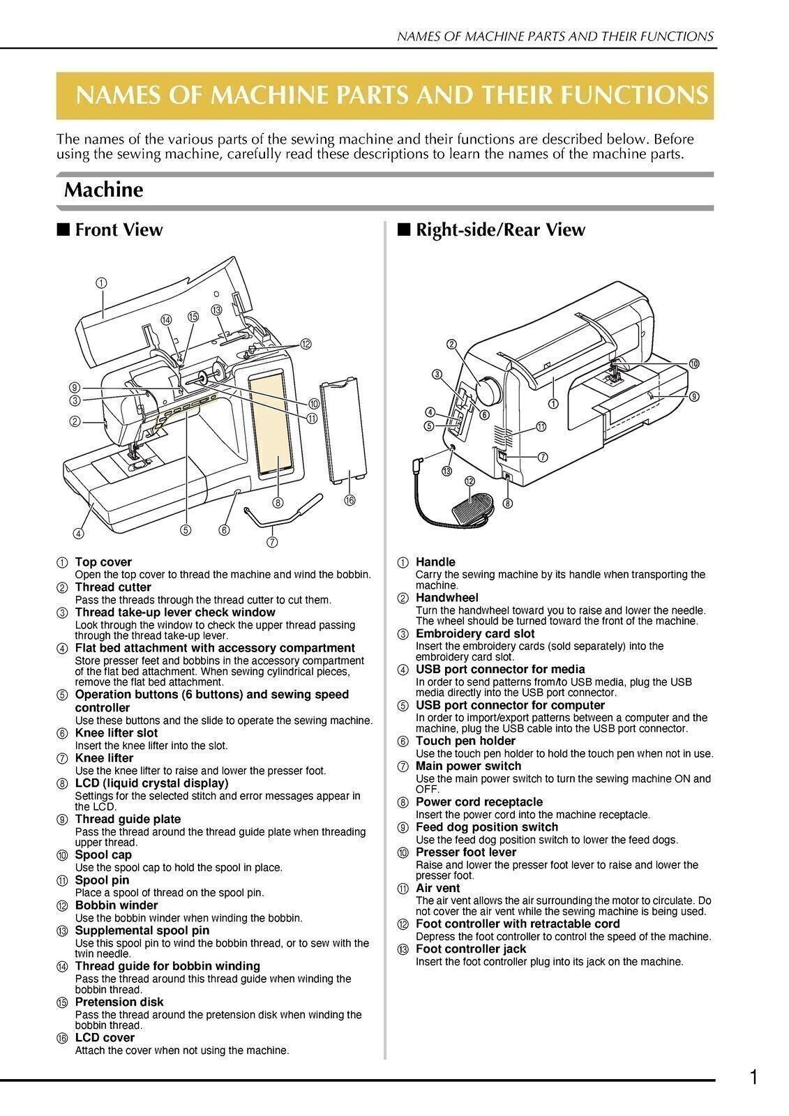 Baby Lock Ellegante 3 BLG3 User Manual Owners Instruction Guide TOUGH WIRE BOUND