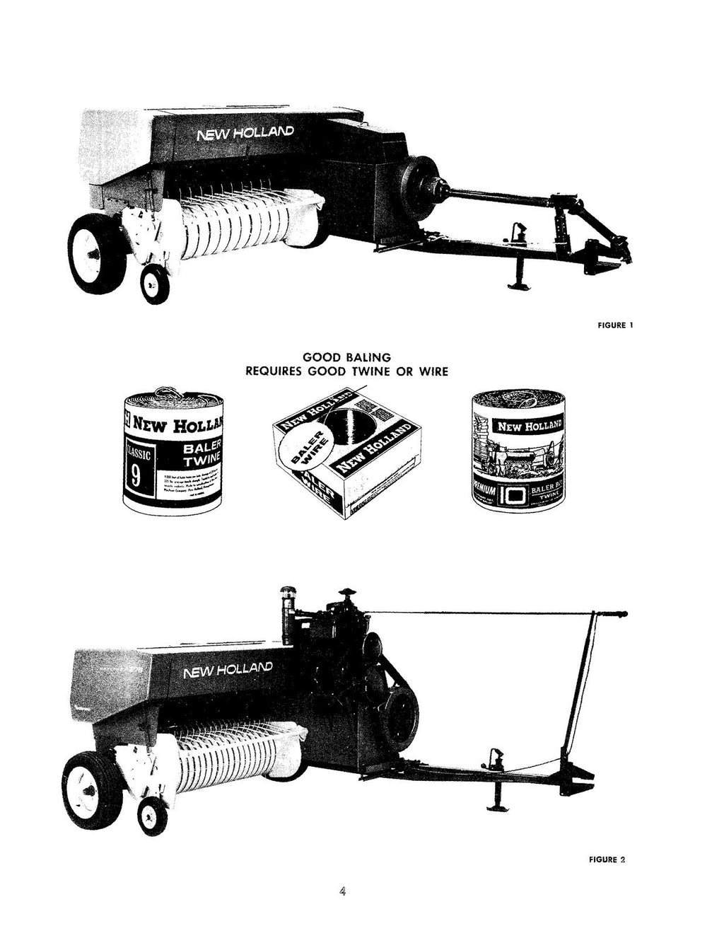 New Holland 276 HayLiner Operators Manual - STEEL WIRE BOUND - PROTECTIVE COVERS