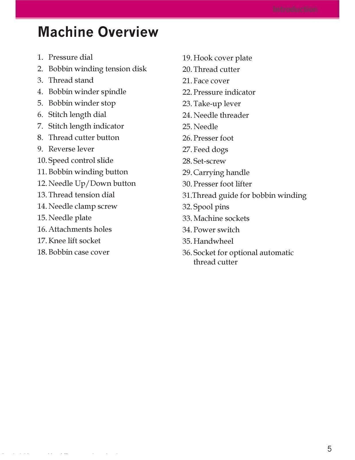 PFAFF GrandQuilter Hobby 1200 Instruction Manual Book - ROBUST WIRE BINDING