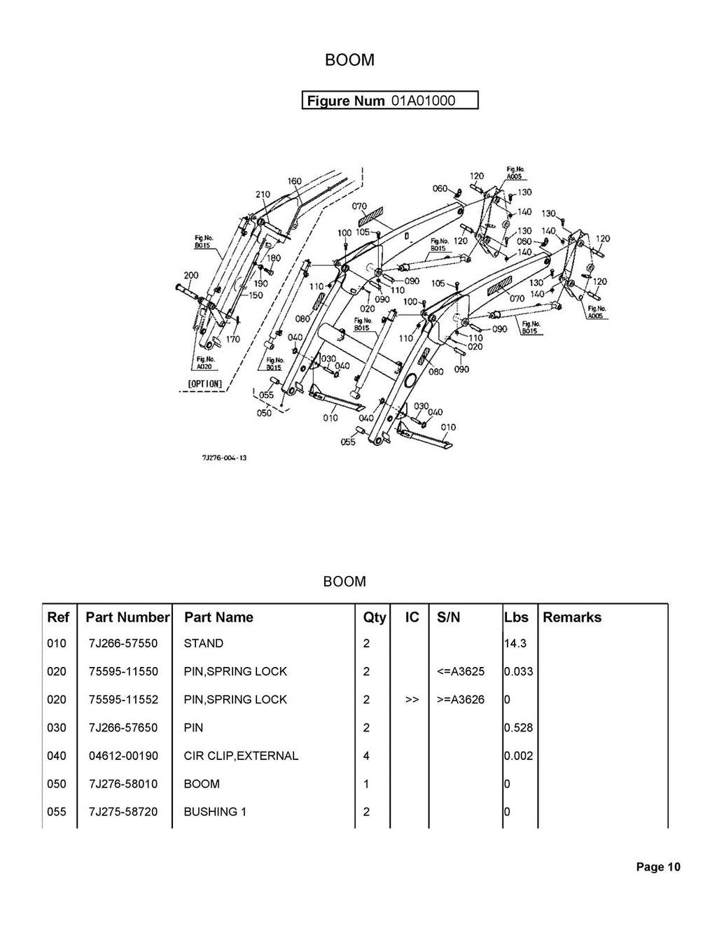 KUBOTA LA844 PARTS LIST MANUAL - Fits MX5100 4700 - WIRE BOUND, TOUGH COVERS