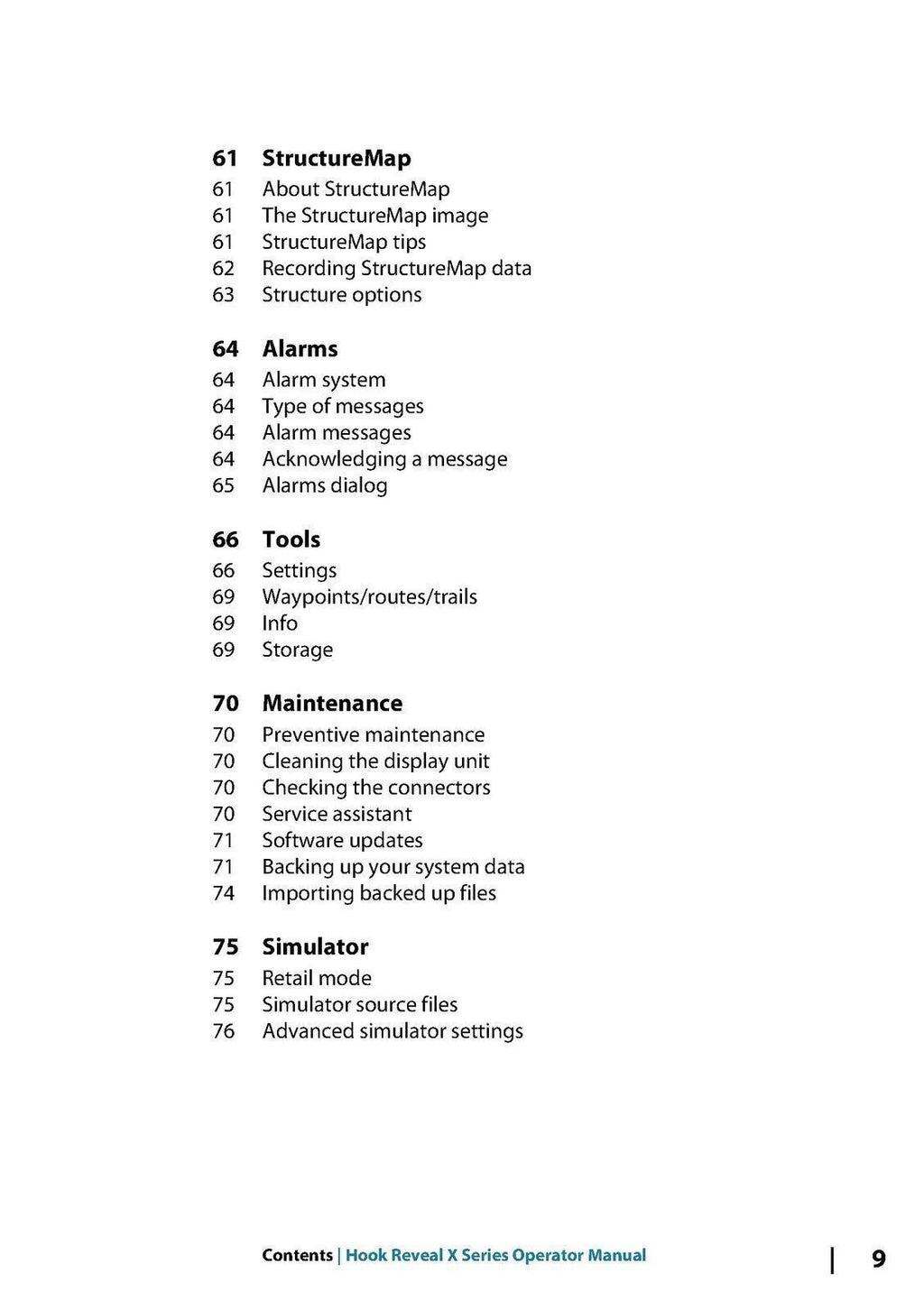 LOWRANCE HOOK REVEAL X SERIES Fish Finder Charting Owners User Manual WIRE BOUND