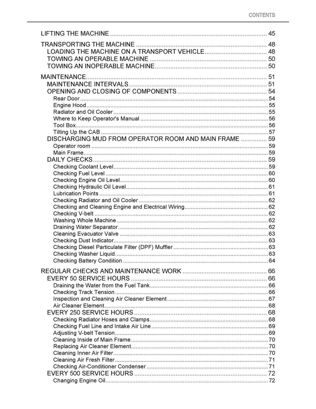 KUBOTA SVL90 OPERATORS MANUAL - STEEL WIRE BOUND - PROTECTIVE COVERS