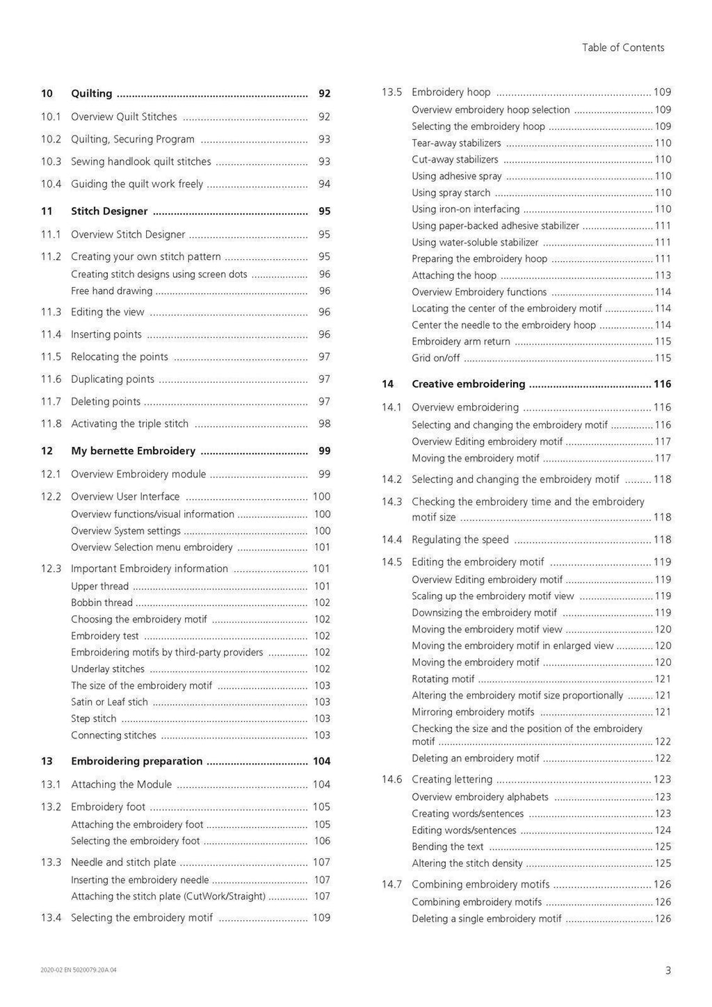 BERNINA Bernette B79 Sewing Machine User Operator  Manual - ROBUST WIRE BINDING