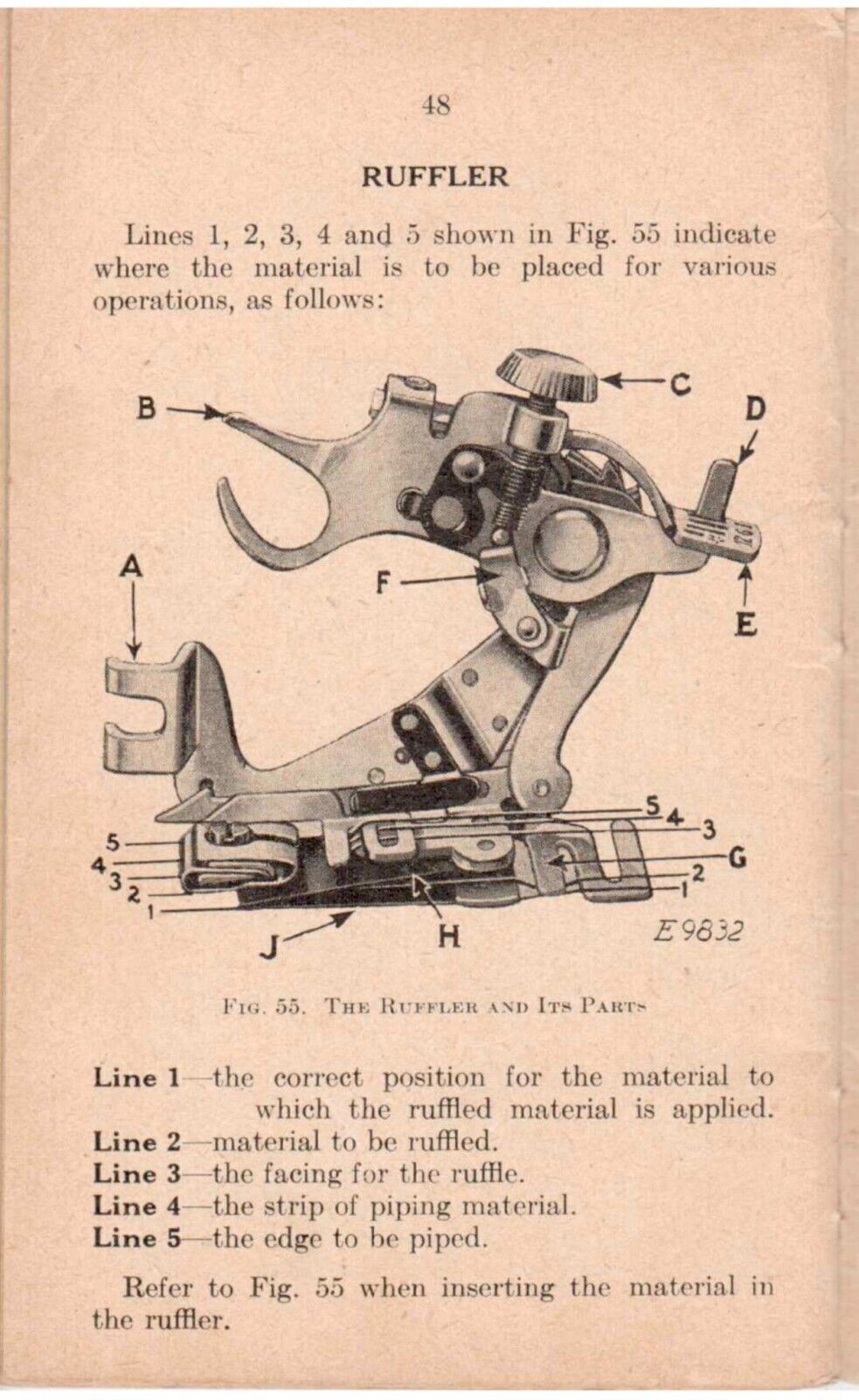 SINGER 221-1 Featherweight Sewing Machine User Manual - STEEL WIRE BOUND