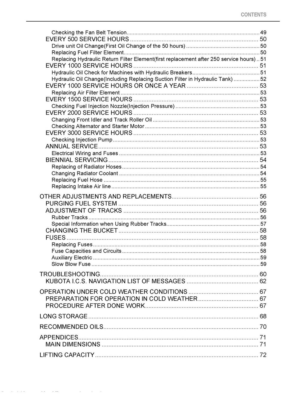 KUBOTA KX016-4 KX018-4 EXCAVATOR OPERATORS MANUAL - STEEL WIRE BOUND - COVERS