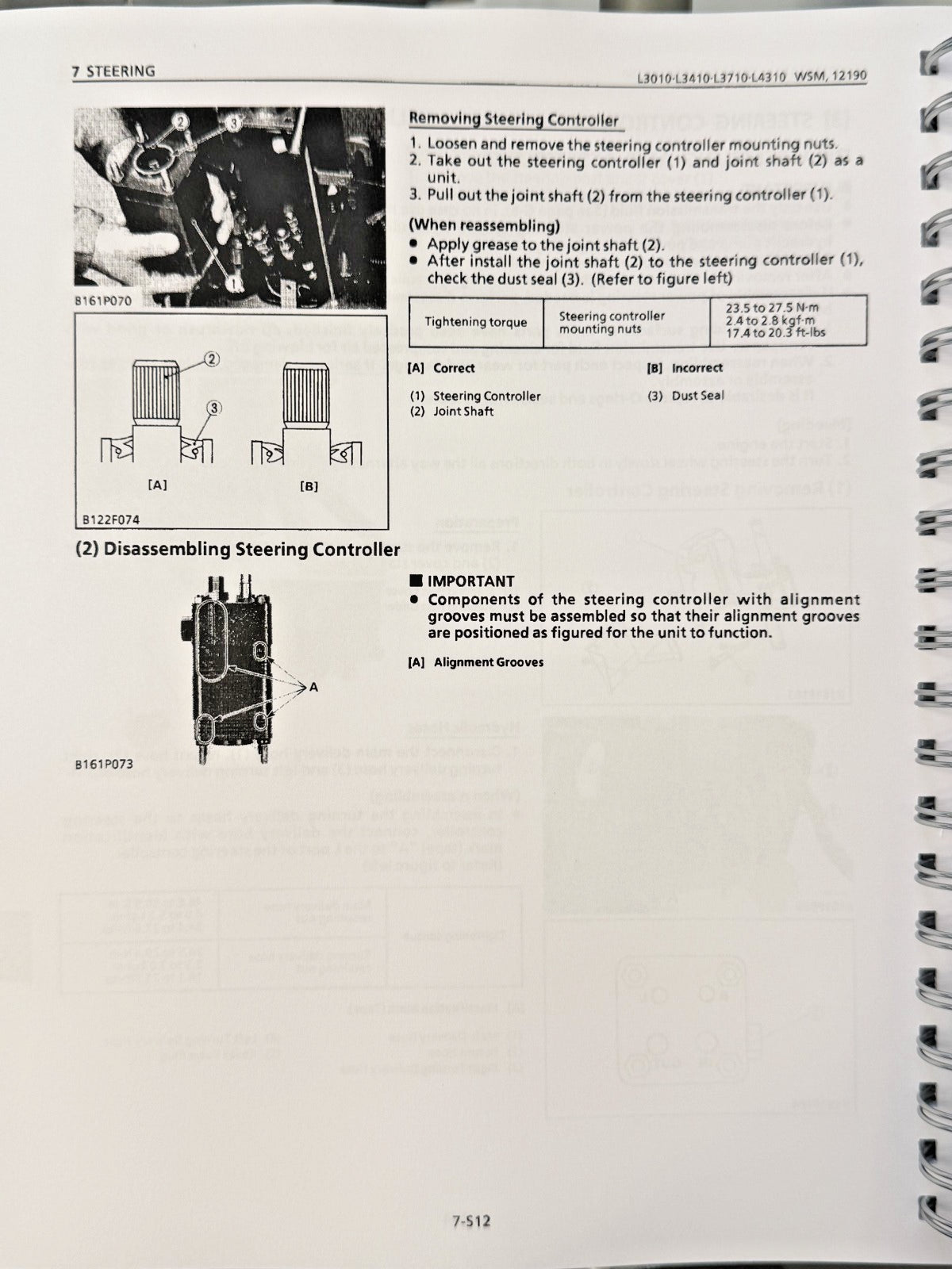 KUBOTA L3010 L3410 L3710 L4310 L4610 WORKSHOP MANUAL+SUPPLEMENT: 684 PGS, 2 VOLS
