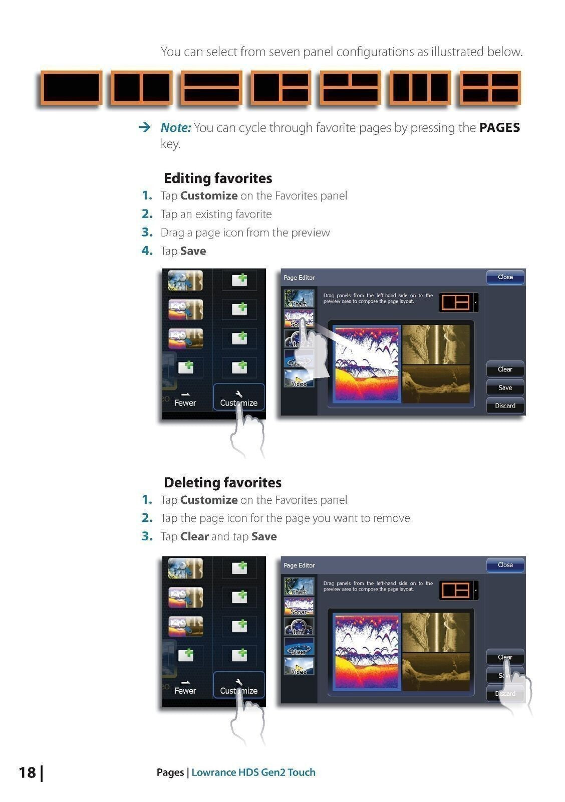 LOWRANCE HDS Gen2 Touch GPS User Manual Operation Guide [DURABLE WIRE BINDING]