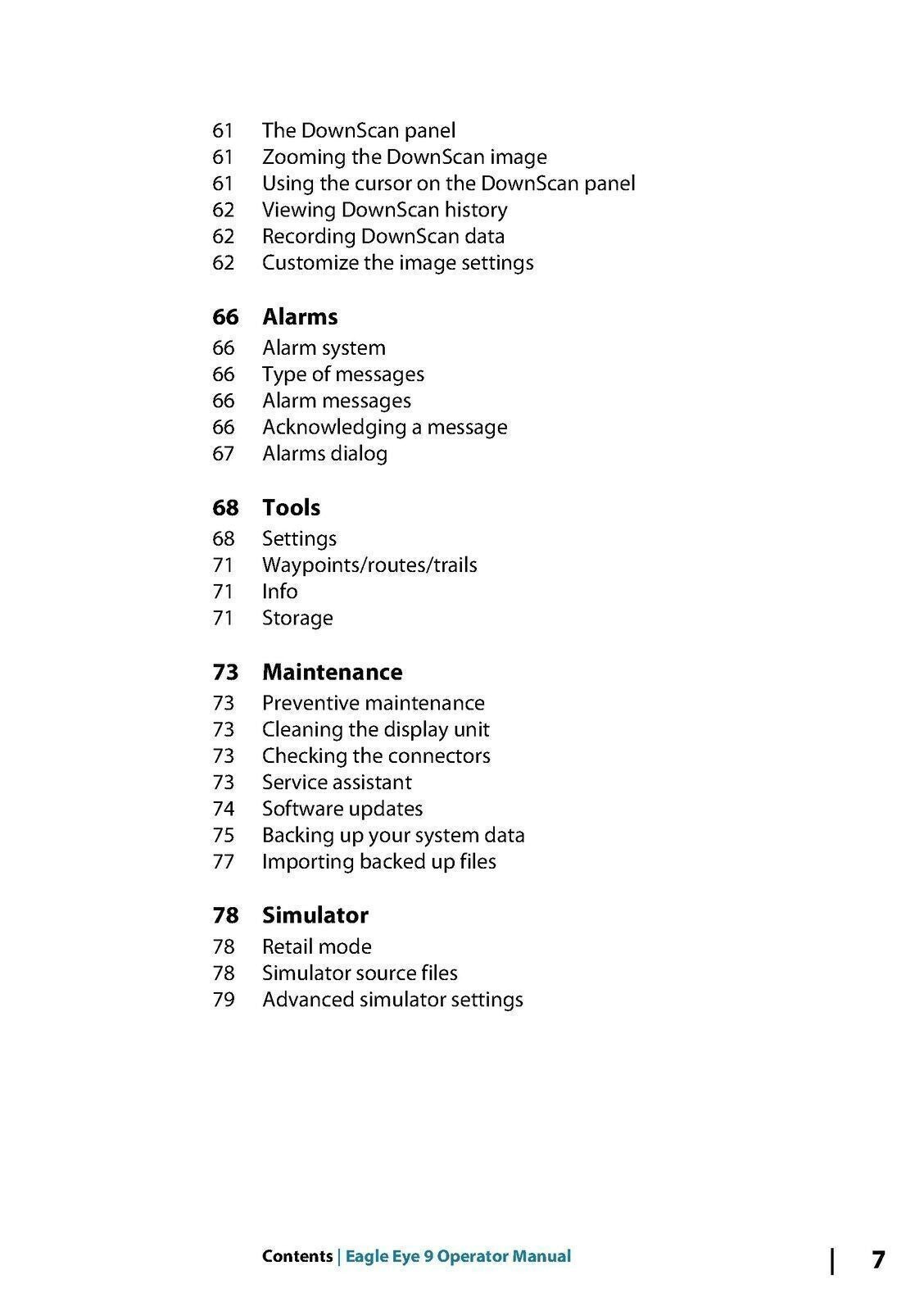 LOWRANCE Eagle Eye User Manual GPS Sonar Fish Finder TOUGH WIRE BINDING & COVERS