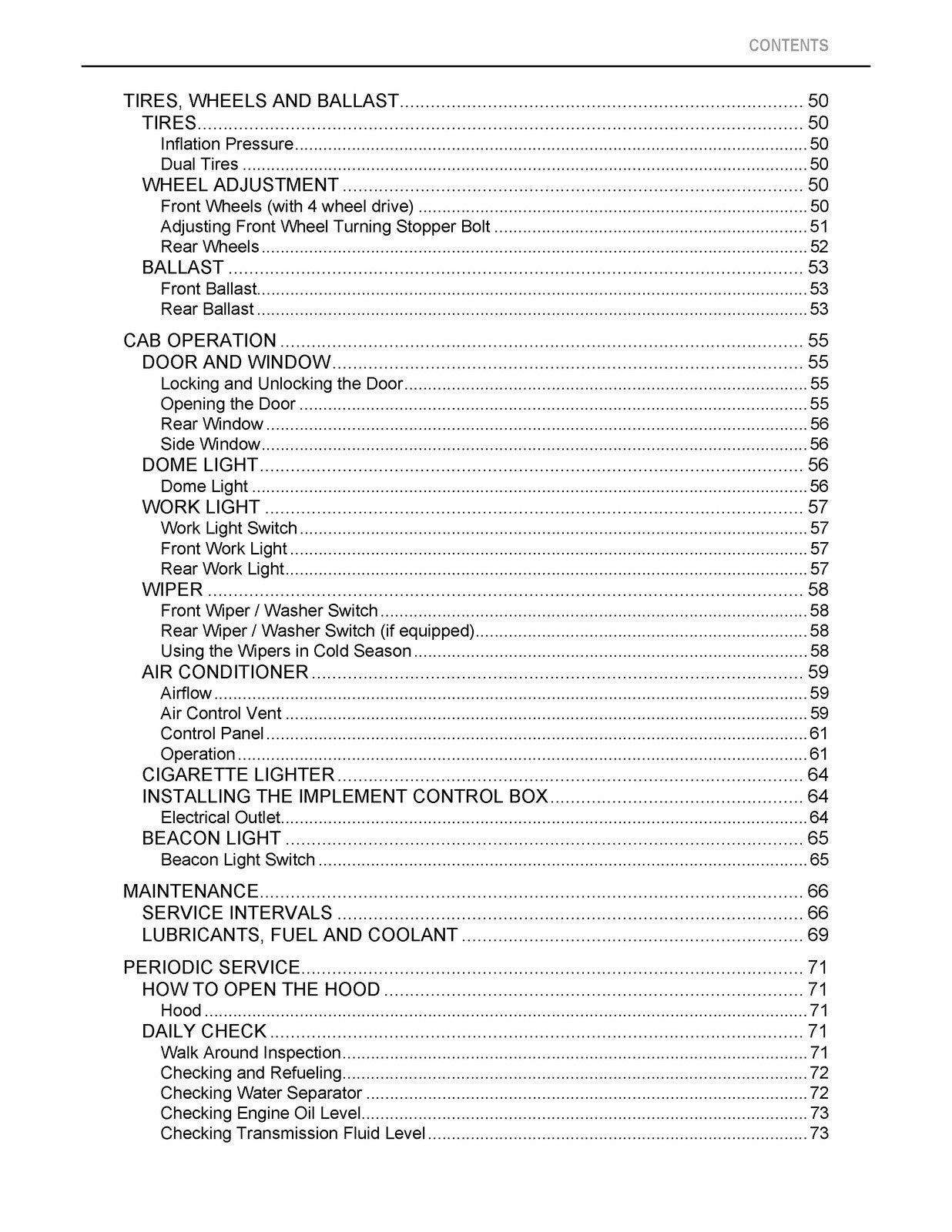 KUBOTA M108S TRACTOR OPERATORS MANUAL - STEEL WIRE BOUND - PROTECTIVE COVERS