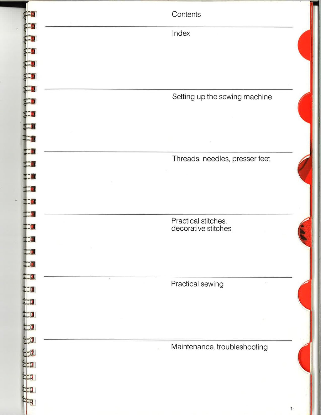 BERNINA 1130 1120 Instruction Manual REPRINT - STEEL WIRE BOUND - TOUGH COVERS