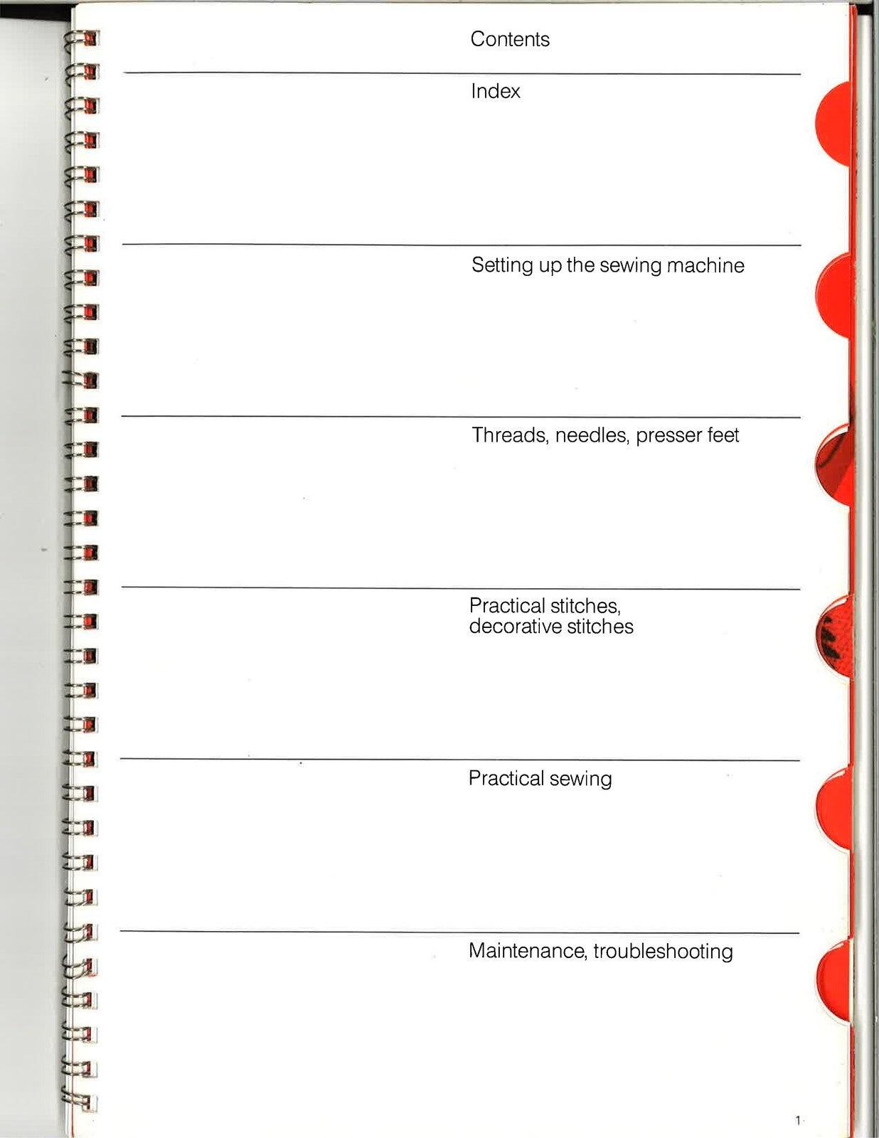 BERNINA 1130 1120 Instruction Manual REPRINT - STEEL WIRE BOUND - TOUGH COVERS