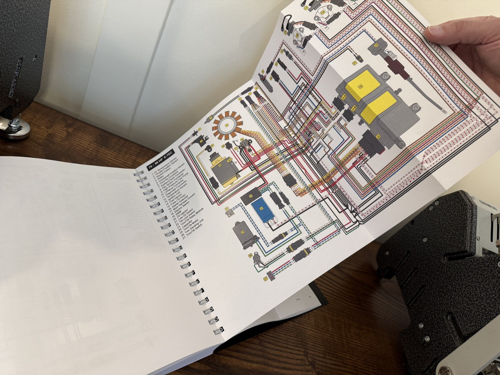 EVINRUDE E-TEC 2012 40 50 60 65 75 90 HP SERVICE MANUAL, BOUND, COVERS, FOLDOUTS