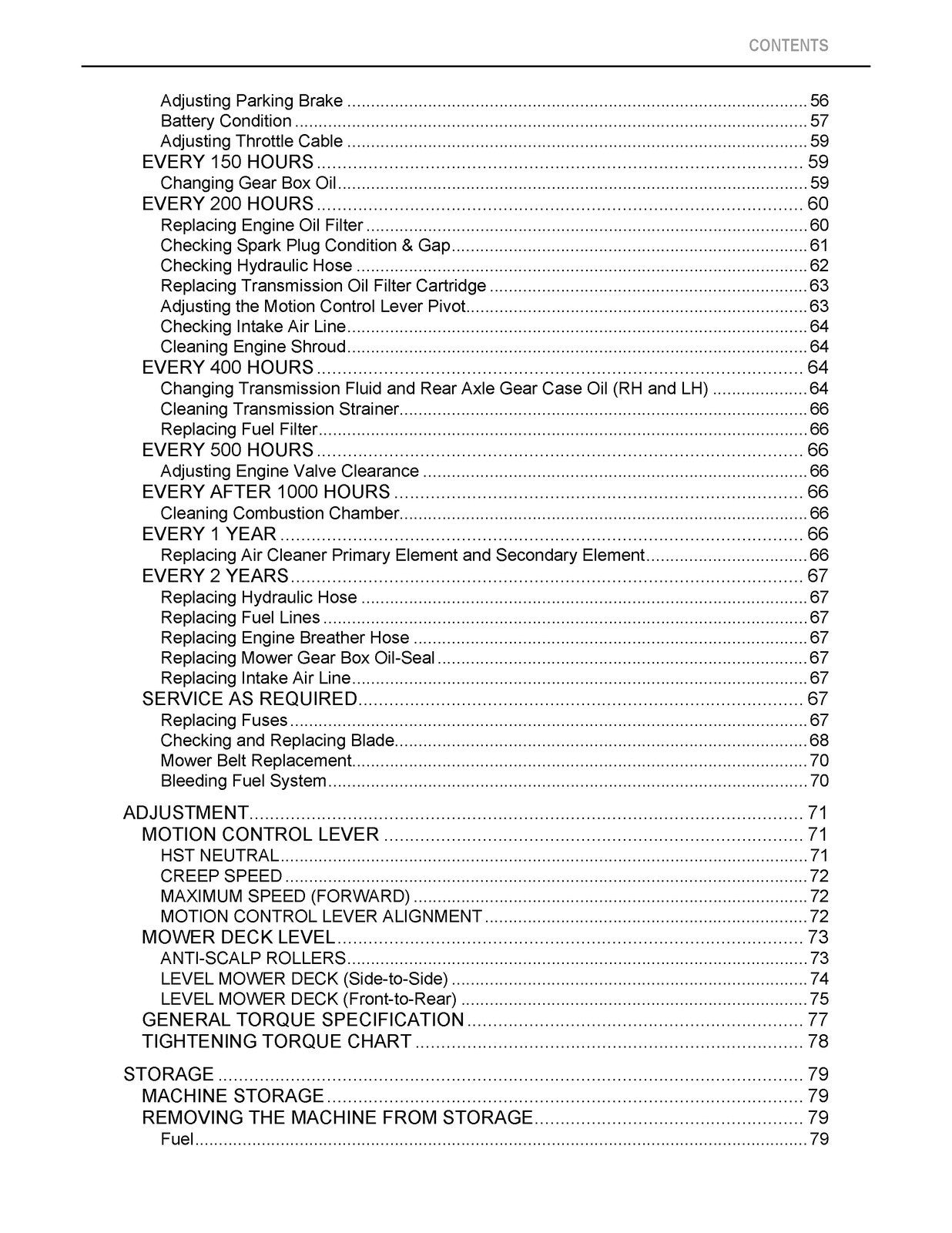 KUBOTA ZG222A-AU ZG227A-AU ZERO TURN MOWER OPERATORS MANUAL, WIRE BOUND, COVERS