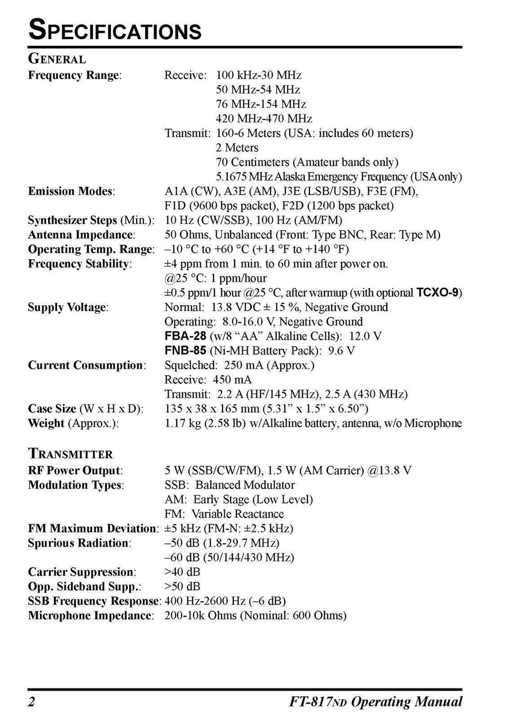 YAESU FT-817ND Transceiver User Instruction Operation Manual, TOUGH WIRE BINDING