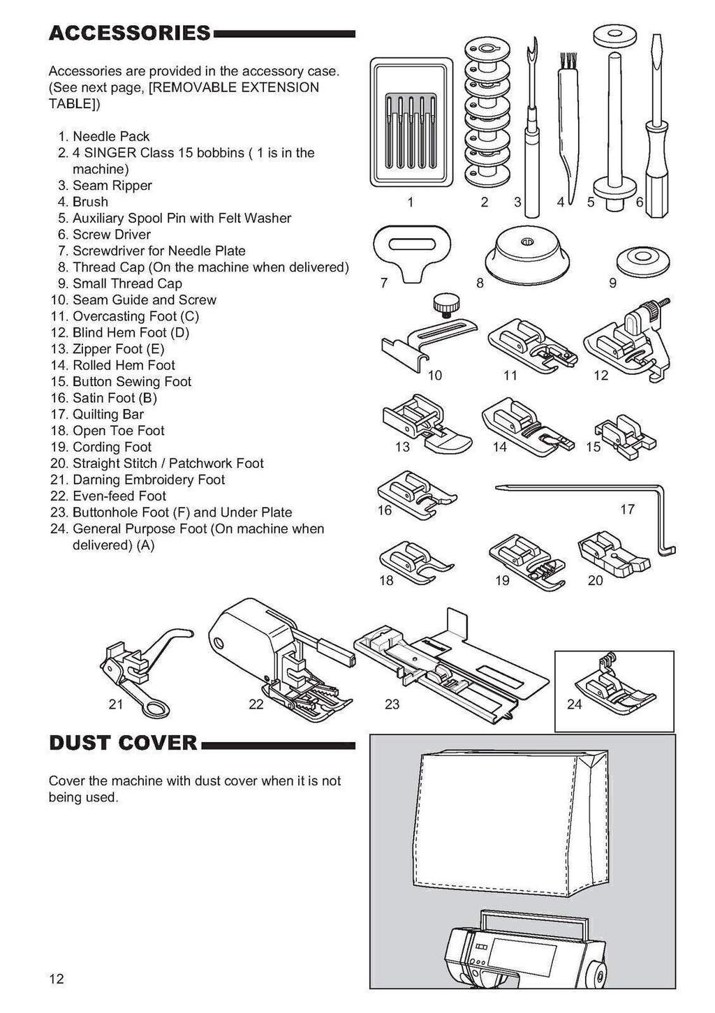 SINGER 9980 Sewing Machine User Manual Operation Guide [WIRE BOUND UPGRADE]