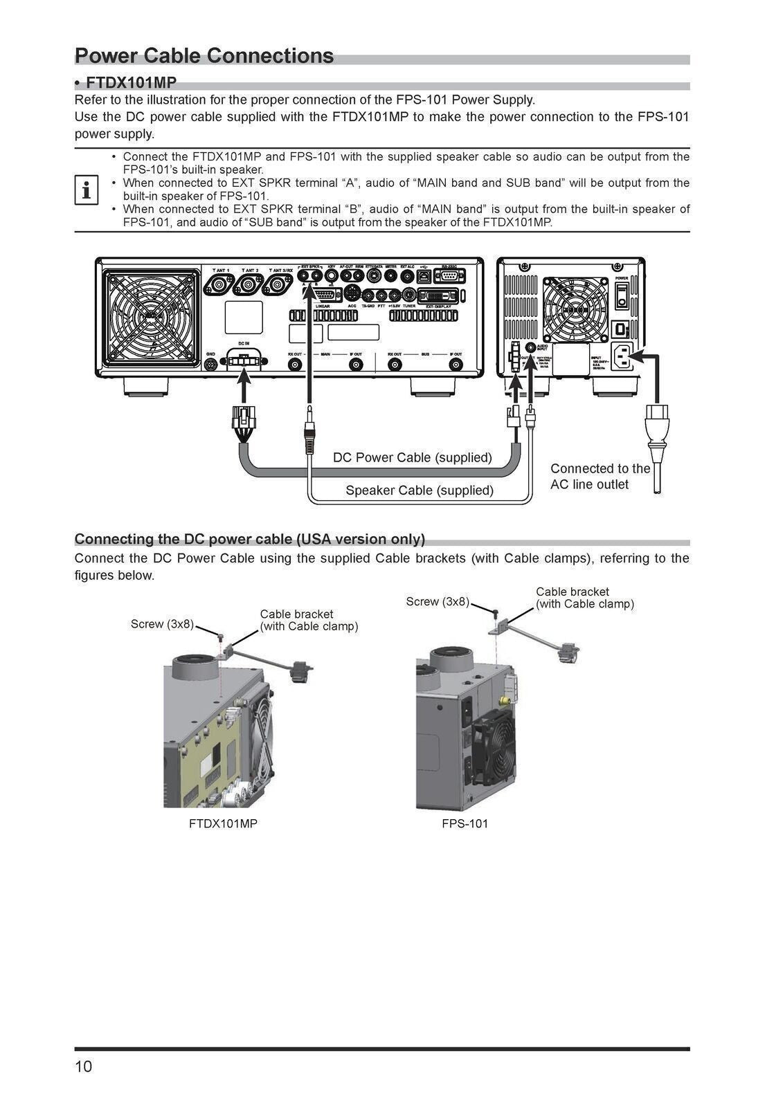 YAESU FTDX101D FTDX101MP User Manual Owners Operation Manual - STEEL WIRE BOUND