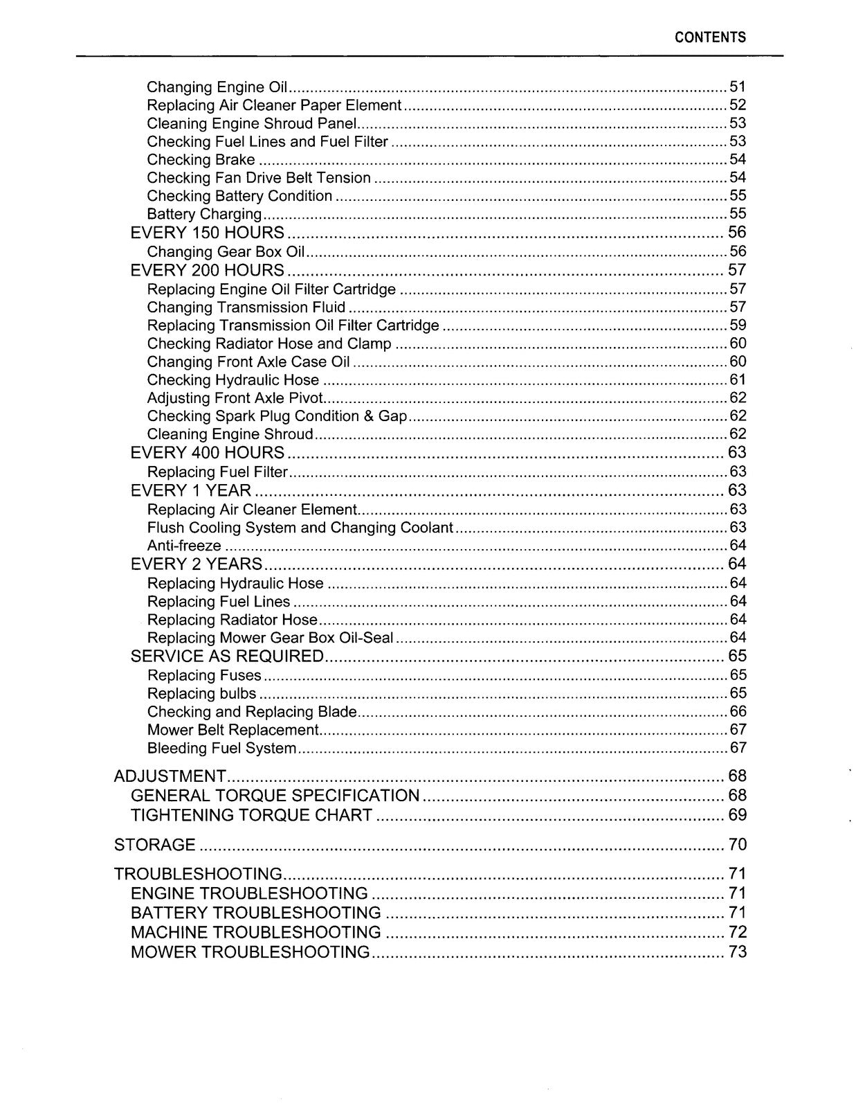 KUBOTA GR2000 GR2100 LAWN TRACTOR OPERATORS MANUAL - WIRE BOUND - TOUGH COVERS