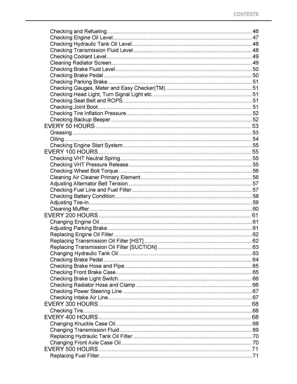 KUBOTA RTV1140CPX OPERATORS MANUAL - STEEL WIRE BOUND - PROTECTIVE COVERS