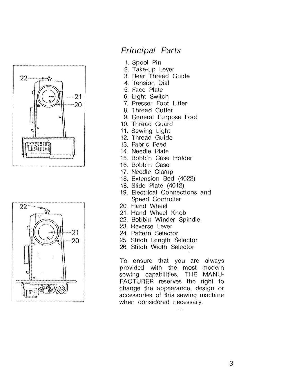 SINGER Sewing Machine Model 4012 4022 User Manual Guide [WIRE BOUND UPGRADE]