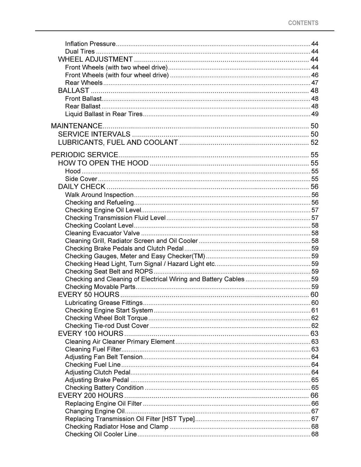 KUBOTA L4600 L4600HST OPERATORS MANUAL - STEEL WIRE BOUND - PROTECTIVE COVERS