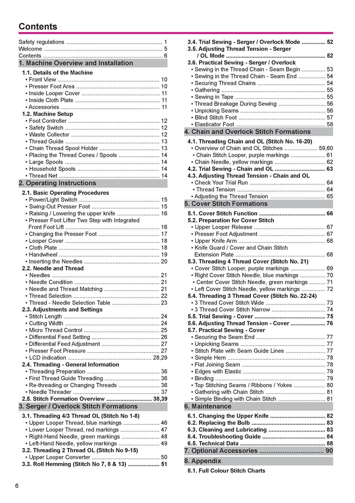 BERNINA 1300MDC Overlocker Sewing Machine Instruction Manual, WIRE BOUND, COVERS