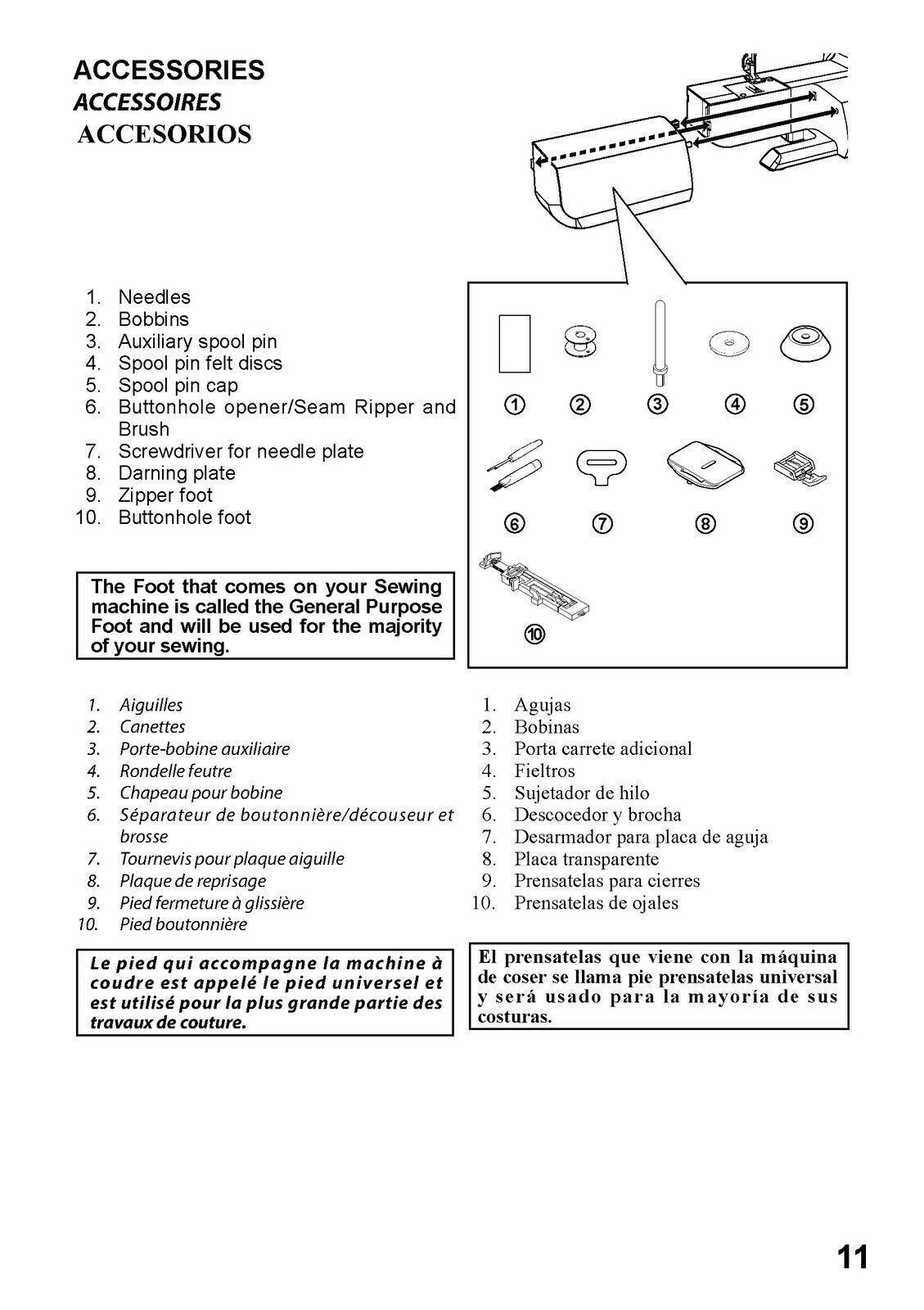 SINGER 6660 6680 6699 Sewing Machine User Manual Operation [WIRE BOUND UPGRADE]