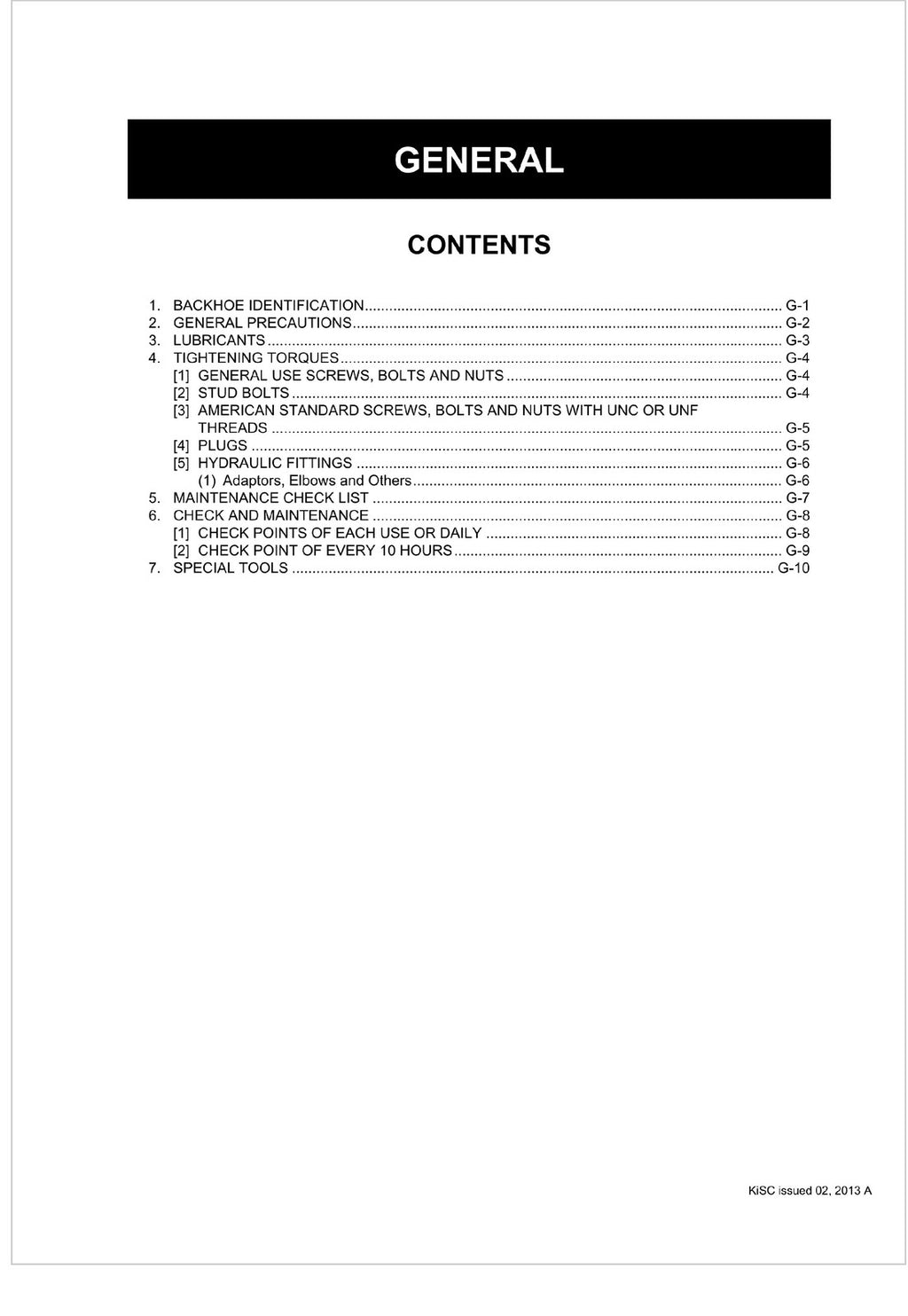 KUBOTA BACKHOE BH92 BACKHOE WORKSHOP MANUAL - STEEL WIRE BOUND - TOUGH COVERS