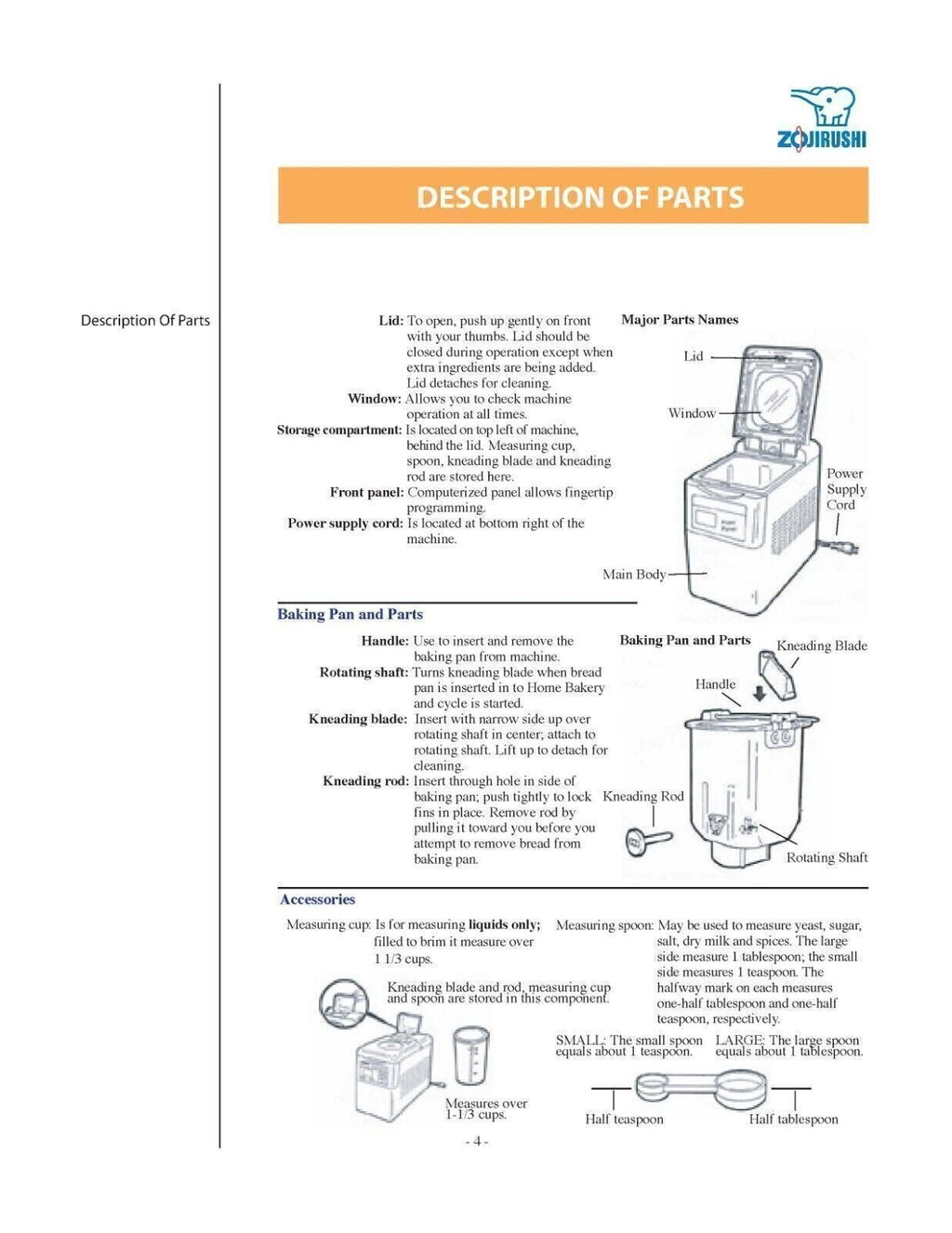 ZOJIRUSHI BBCC-S15A User Manual Owners Instruction Booklet Plus LOTS of Recipes!