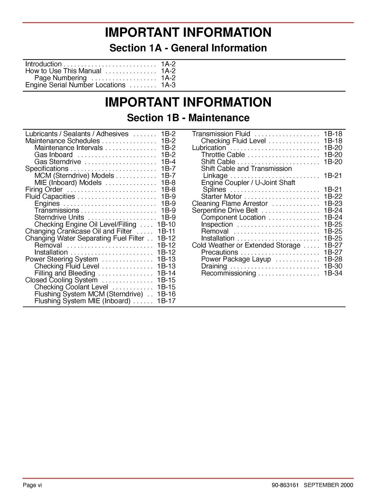 MERCURY Mercruiser No. 30 8.1L Gasoline Engine Service Manual WIRE BOUND, COVERS