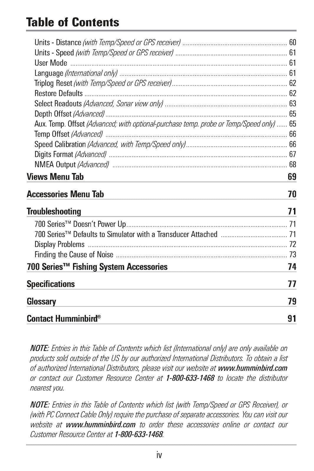 HUMMINBIRD 747c & 777c2 Fish Finder Operators User Manual - TOUGH WIRE BINDING