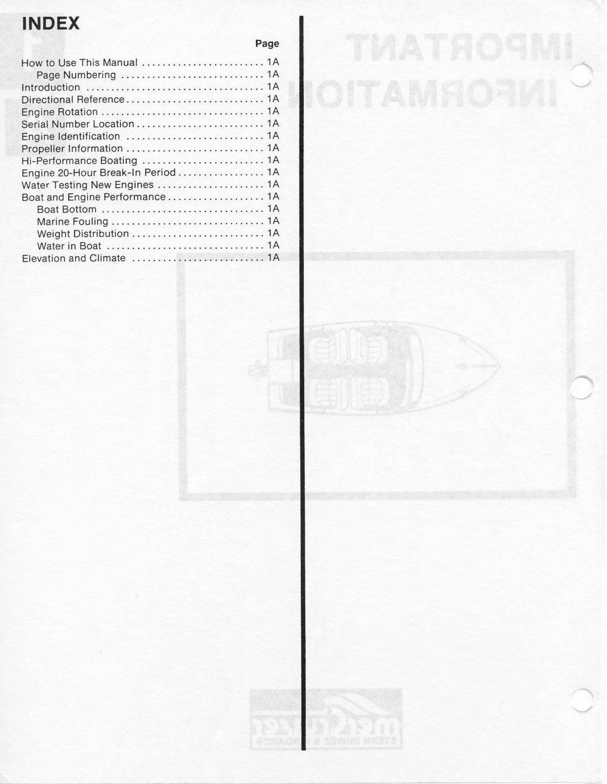 MERCURY Mercruiser NO. 8 SERVICE MANUAL Marine 4 CYL - WIRE BOUND - TOUGH COVERS