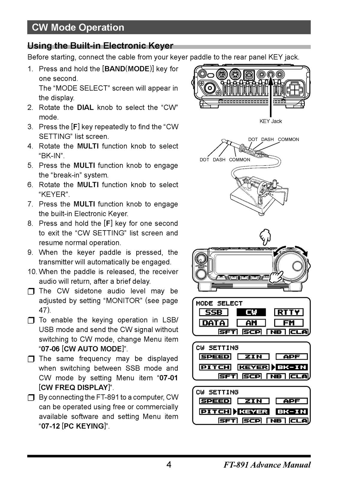YAESU FT 891 OPERATING, ADVANCED, TECHNICAL SERVICE MANUAL BUNDLE, BOUND, COVERS