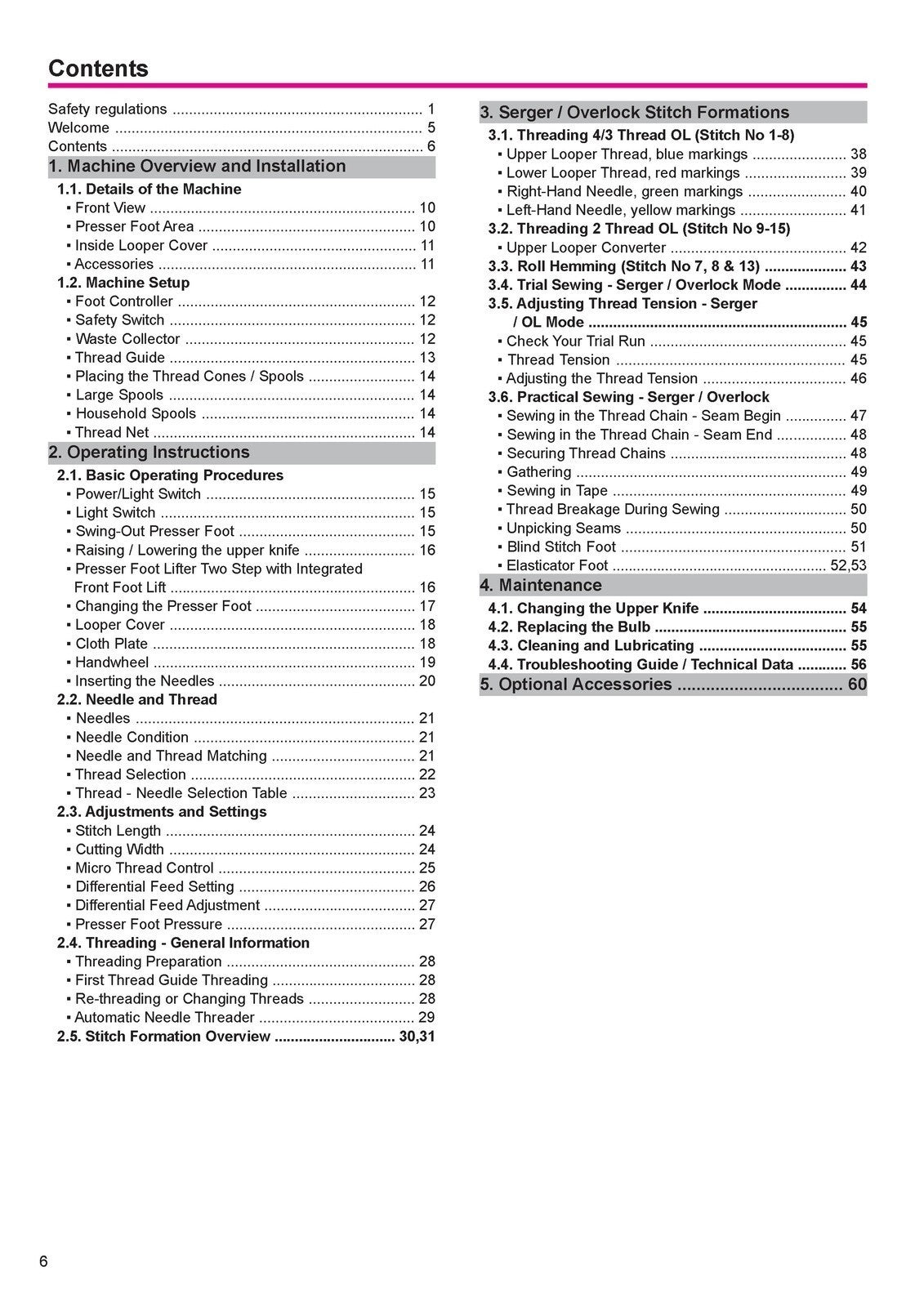 BERNINA 1150 Overlocker Sewing Machine Instruction Manual - WIRE BOUND - COVERS