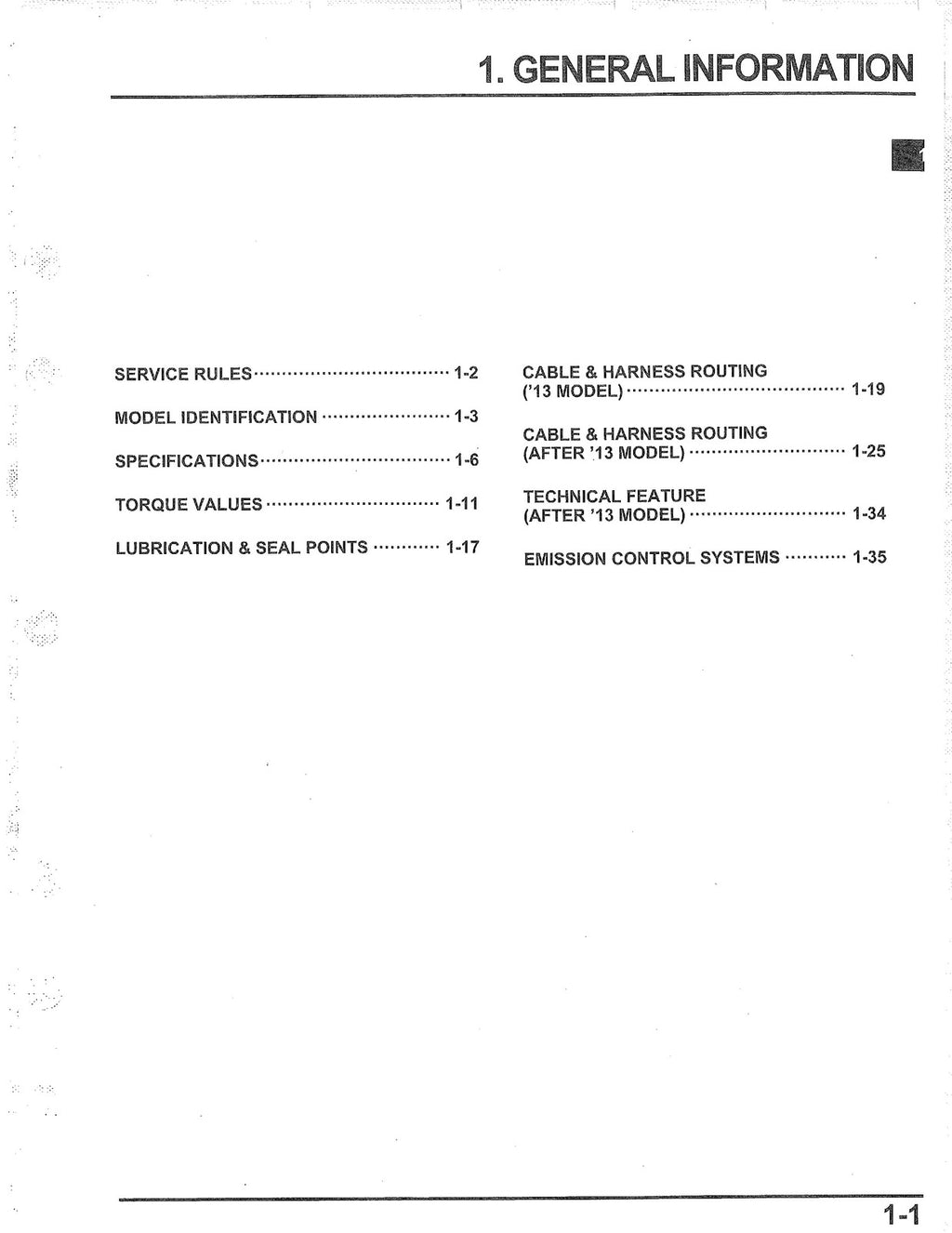 HONDA PCX150 2013-2017 SERVICE MANUAL - WIRE BOUND - TOUGH COVERS