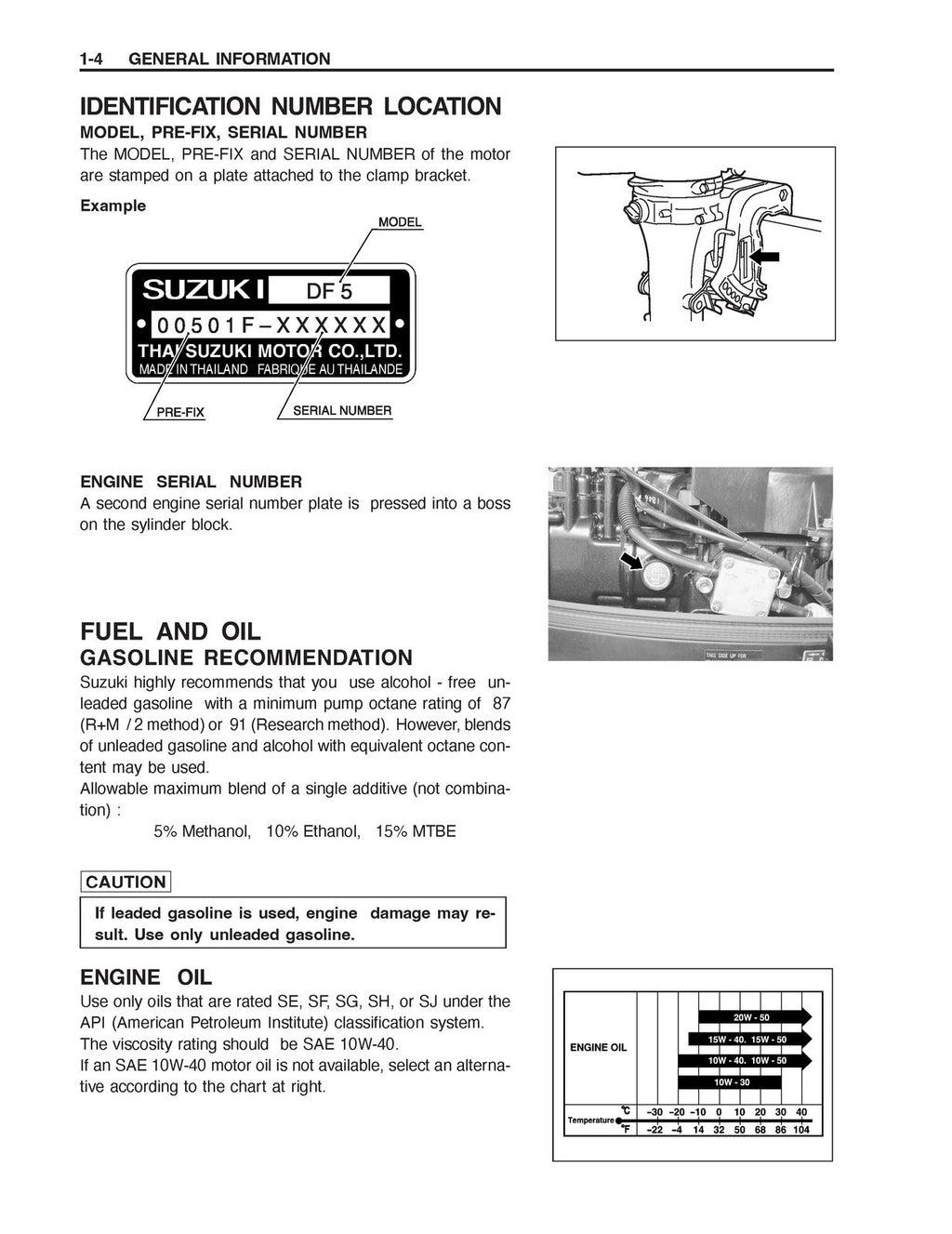 SUZUKI DF 4 5 FOUR STROKE OUTBOARD SERVICE MANUAL - WIRE BOUND - TOUGH COVERS
