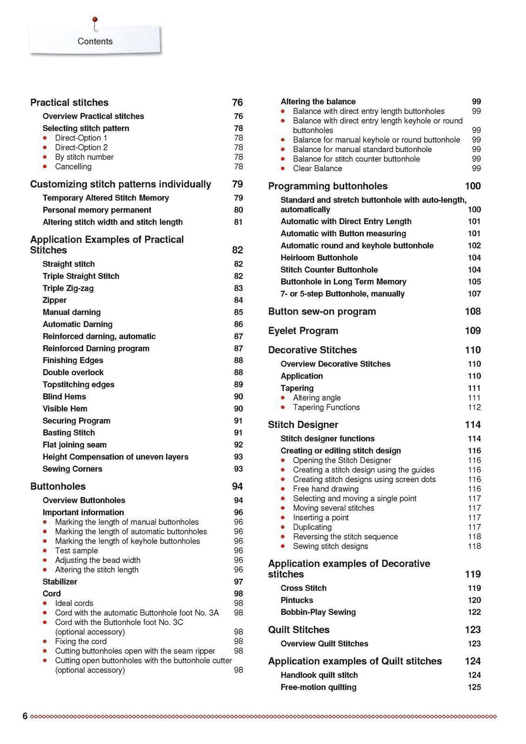 BERNINA 880 PLUS Sewing Machine User Manual Operation Guide