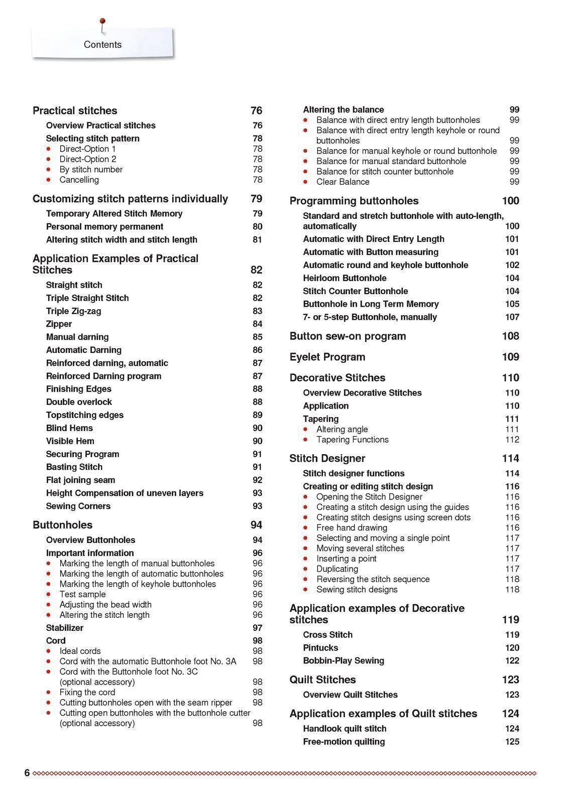 BERNINA 880 PLUS Sewing Machine User Manual Operation Guide