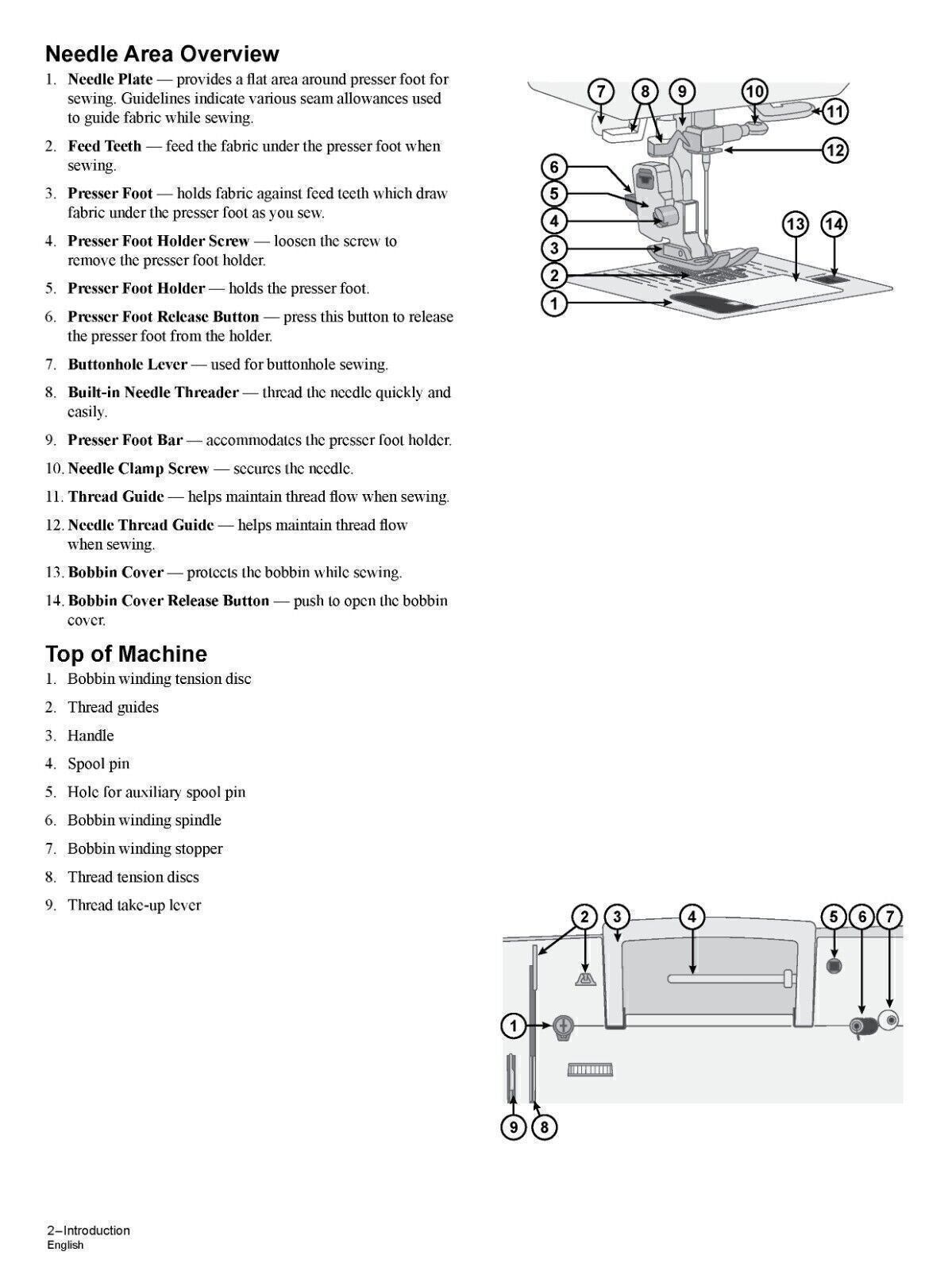 SINGER C7200-C7205-C7220-C7225-C7250-C7255 Sewing Machine User Owner's Manual