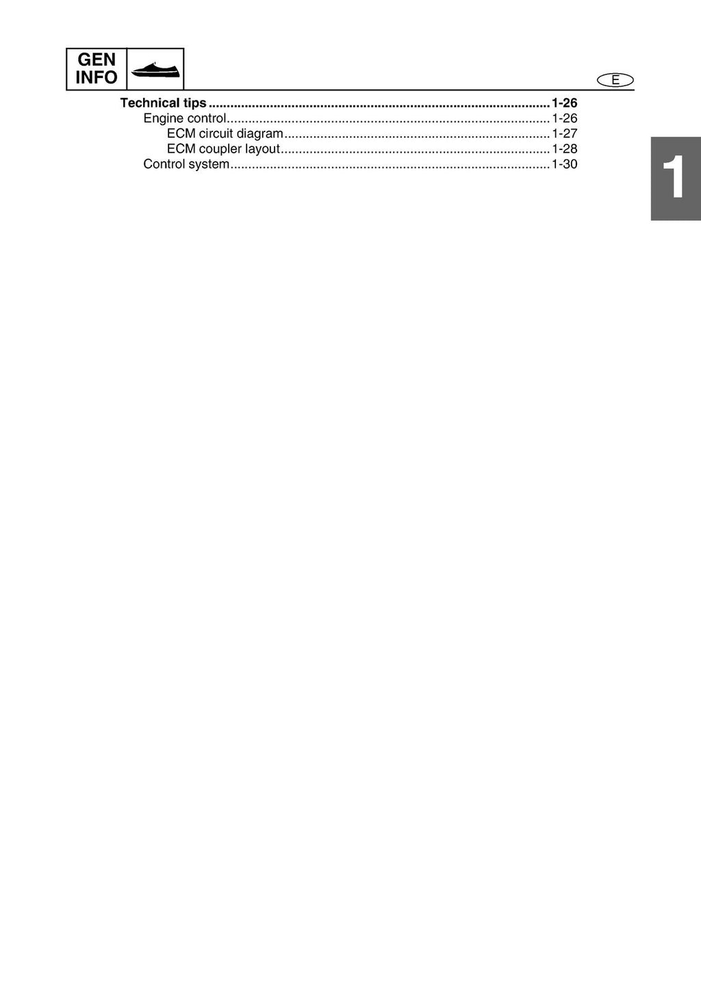 YAMAHA FZR GX1800 FZS GX1800A Service Manual - WIRE BOUND - TOUGH COVERS