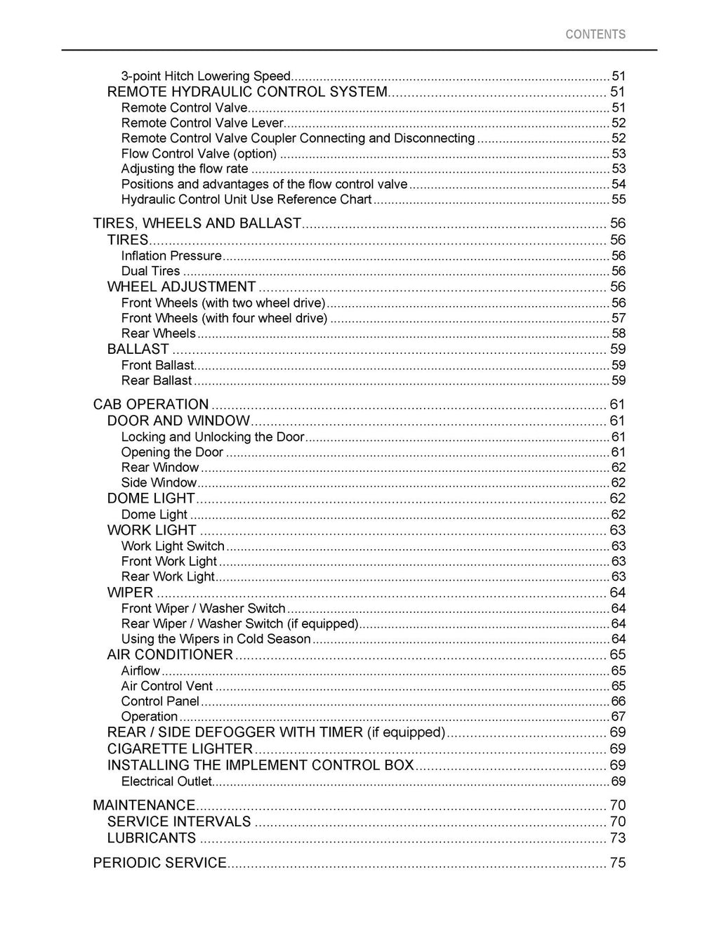 KUBOTA M8540 M9540 CAB TRACTOR OPERATORS MANUAL - WIRE BOUND - TOUGH COVERS