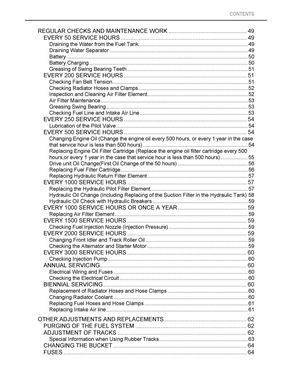 KUBOTA U27-4 EXCAVATOR OPERATORS MANUAL - STEEL WIRE BOUND - PROTECTIVE COVERS
