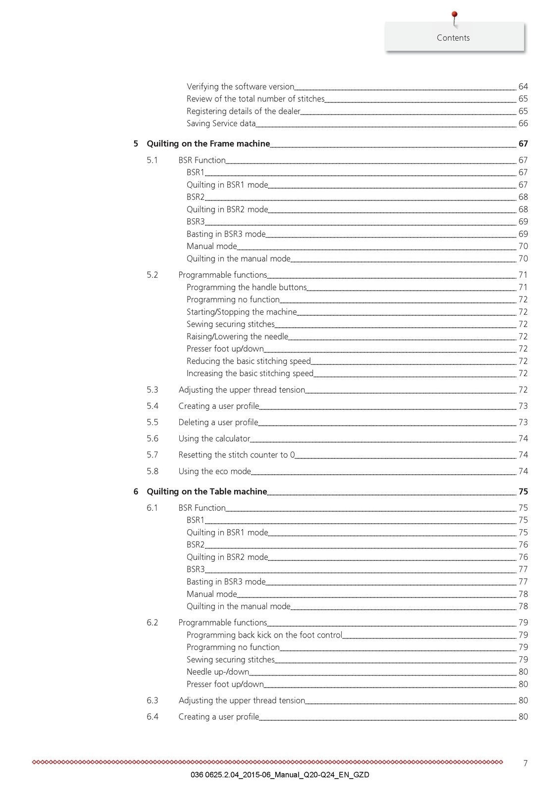 BERNINA Q 24 Q 20 Q24 Q20 User Manual - STEEL WIRE BOUND - PROTECTIVE COVERS