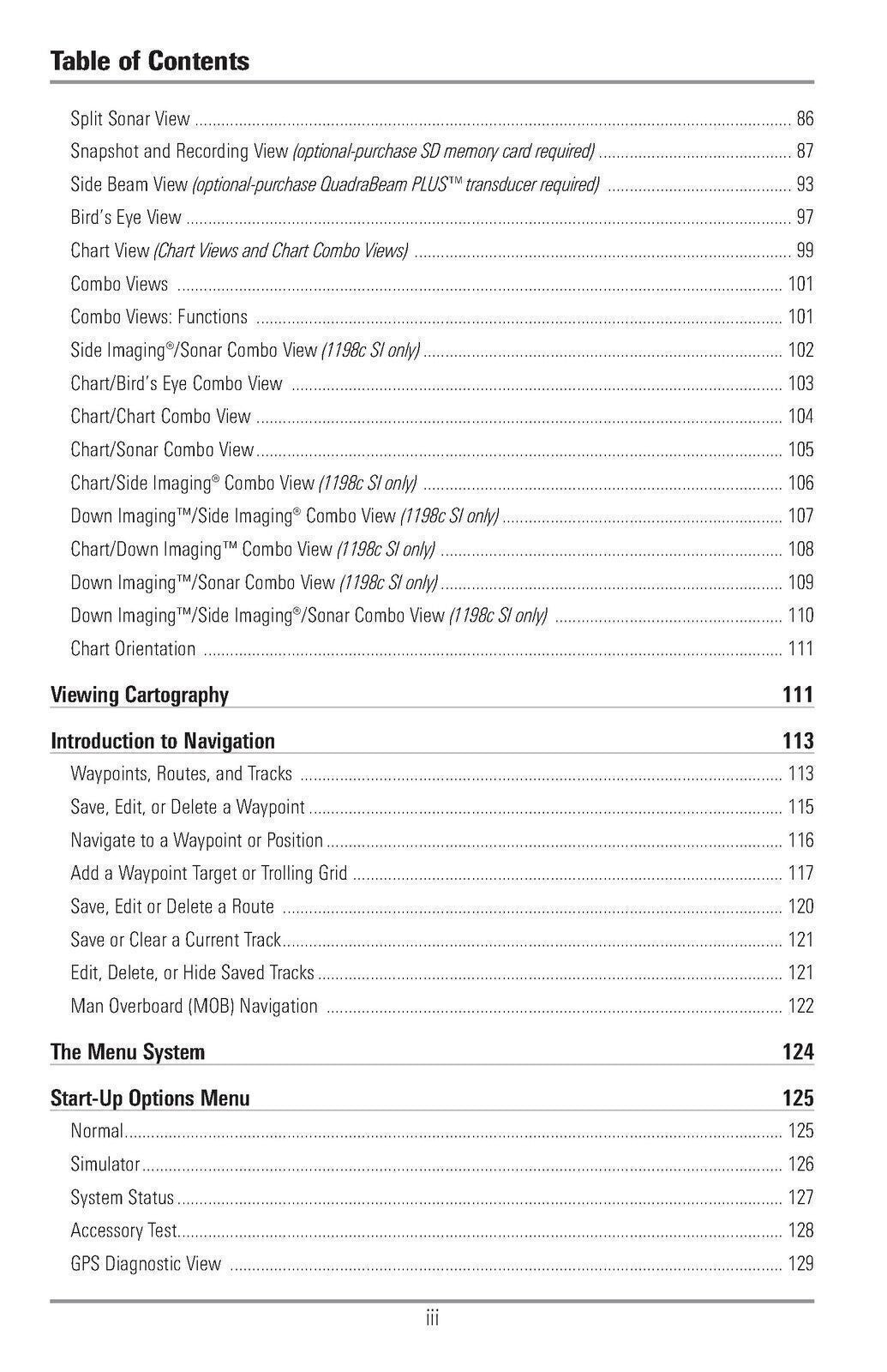 HUMMINBIRD 1158c Combo & 1198c SI Combo User Manual Guide - TOUGH WIRE BINDING
