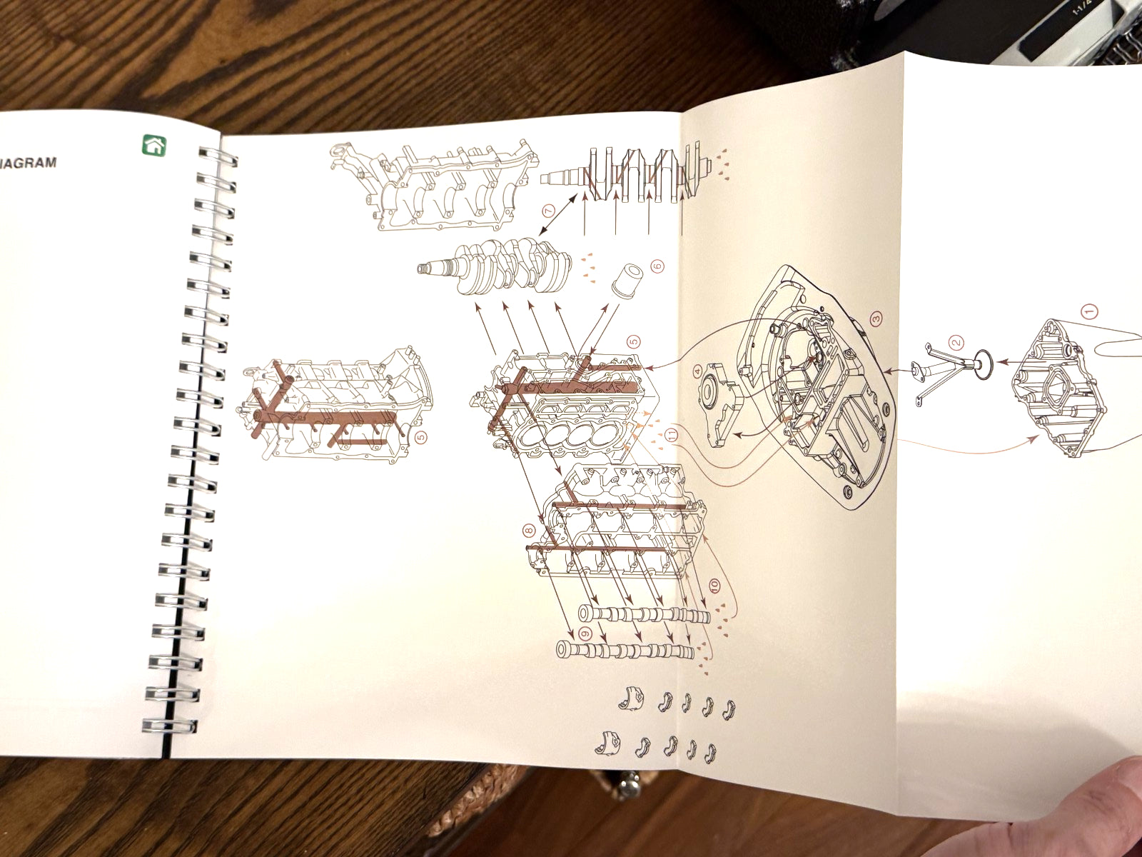 MERCURY 115 FourStroke Engine Service Manual WIRE BOUND, COVERS, LARGE FOLDOUTS!