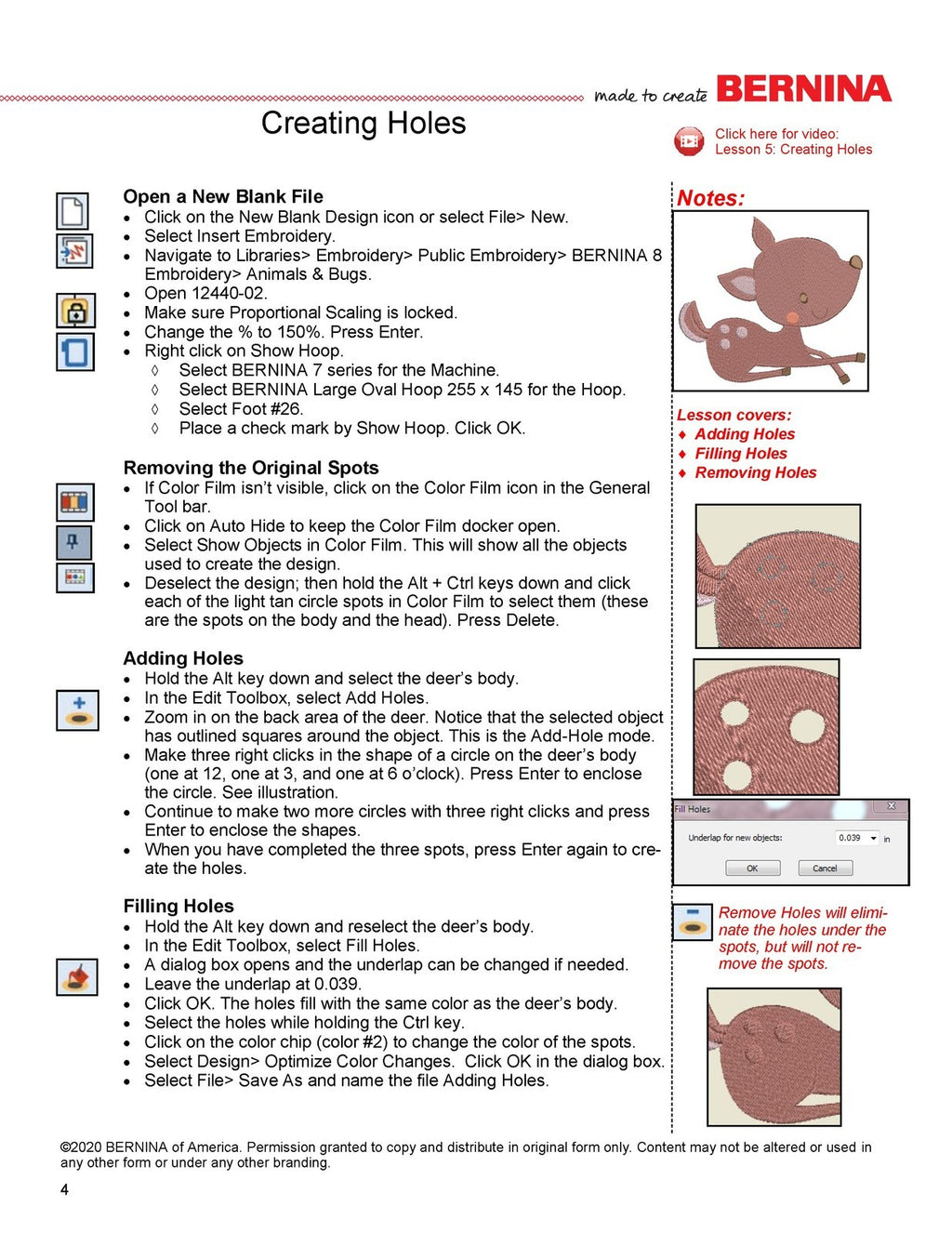 BERNINA Embroidery Software 8.2 WORKBOOK 3 ADVANCED FEATURES, WIRE BOUND, COVERS