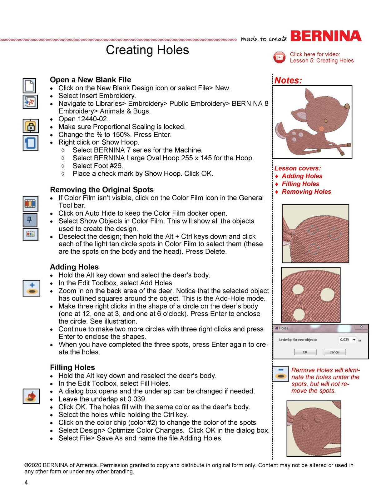 BERNINA Embroidery Software 8.2 WORKBOOK 3 ADVANCED FEATURES, WIRE BOUND, COVERS