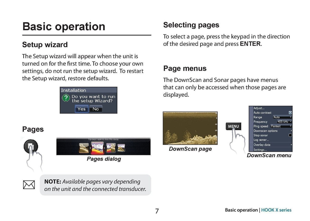 LOWRANCE HOOK 4X 5X 7X Sonar User Instruction Manual TOUGH WIRE BINDING & COVERS